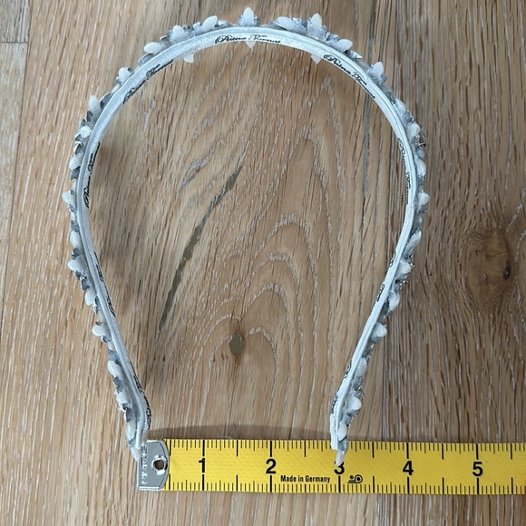 Pnina Tornai Swarovski Crystal and Pearl Cluster Wedding Headband Head Piece NWT - Picture 11 of 11